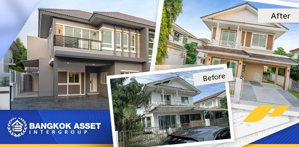 ผลงานบ้านมือสองตกแต่งใหม่ โดย Bangkok Asset
