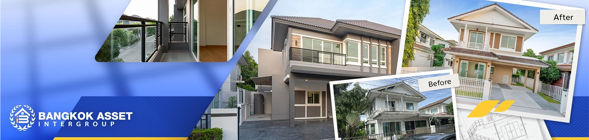 ผลงานบ้านมือสองตกแต่งใหม่ โดย Bangkok Asset