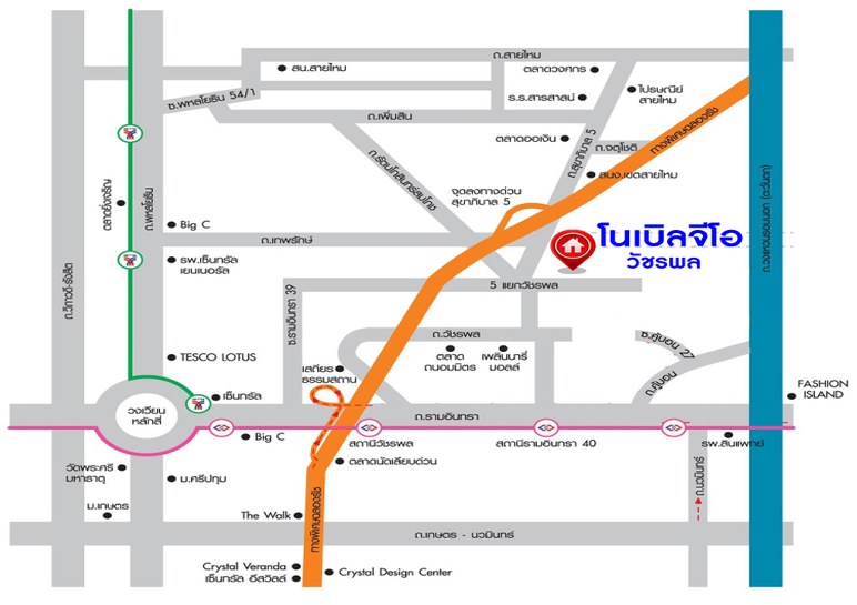 แผนที่ โนเบิล จีโอ วัชรพล