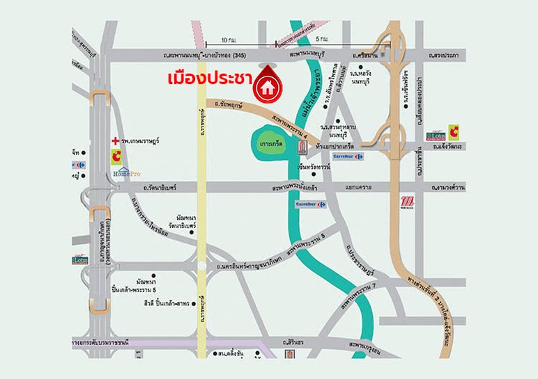 แผนที่ เมืองประชา บางคูวัด-นนทบุรี2