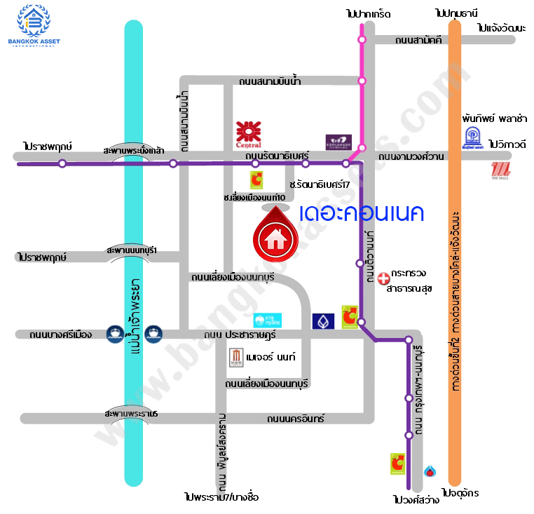 บ้านมือสองตกแต่งใหม่ ทำเลโซนเมือง! ม.เดอะคอนเนคอัพ3 ทำเลรัตนาธิเบศร์17 โครงการแบรนด์พฤกษา เนื้อที่ 19.3 ตร.ว. ฟังก์ชั่น 3 นอน 3 น้ำ จอดรถได้ 2 คัน* บนทำเลศักยภาพ เชื่อมต่อทุกการเดินทาง เข้า-ออกได้หลายเส้นทาง ห่างจากรถไฟฟ้า(แยกนนทบุรี) เพียง 700 ม. เพียง 5 นาที ถึงทางด่วนงามวงศ์วาน