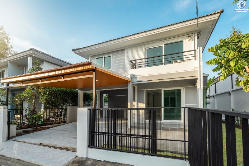 บ้านมือสองตกแต่งใหม่ ห้องมุม! ม.ชัยพฤกษ์ บางใหญ่-เซ็นทรัลเวสต์เกต (เนื้อที่ 53.9 ตร.ว.) บ้านหลังใหญ่ พร้อมอยู่ ดีไซน์ไมเดิร์น โครงการคุณภาพแบรนด์ L&H ฟังก์ชั่นครบ 3 ห้องนอน 3 ห้องน้ำ 2 ที่จอดรถ พร้อมบิ้วอินท์ครัวเคาน์เตอร์ขนาดใหญ่  บนทำเลศักยภาพ เดินทางสะดวก เพียง 5 นาทีถึงเซ็นทรัลเวสต์เกต ใกล้รถไฟฟ้าสถานี "คลองบางไผ่"