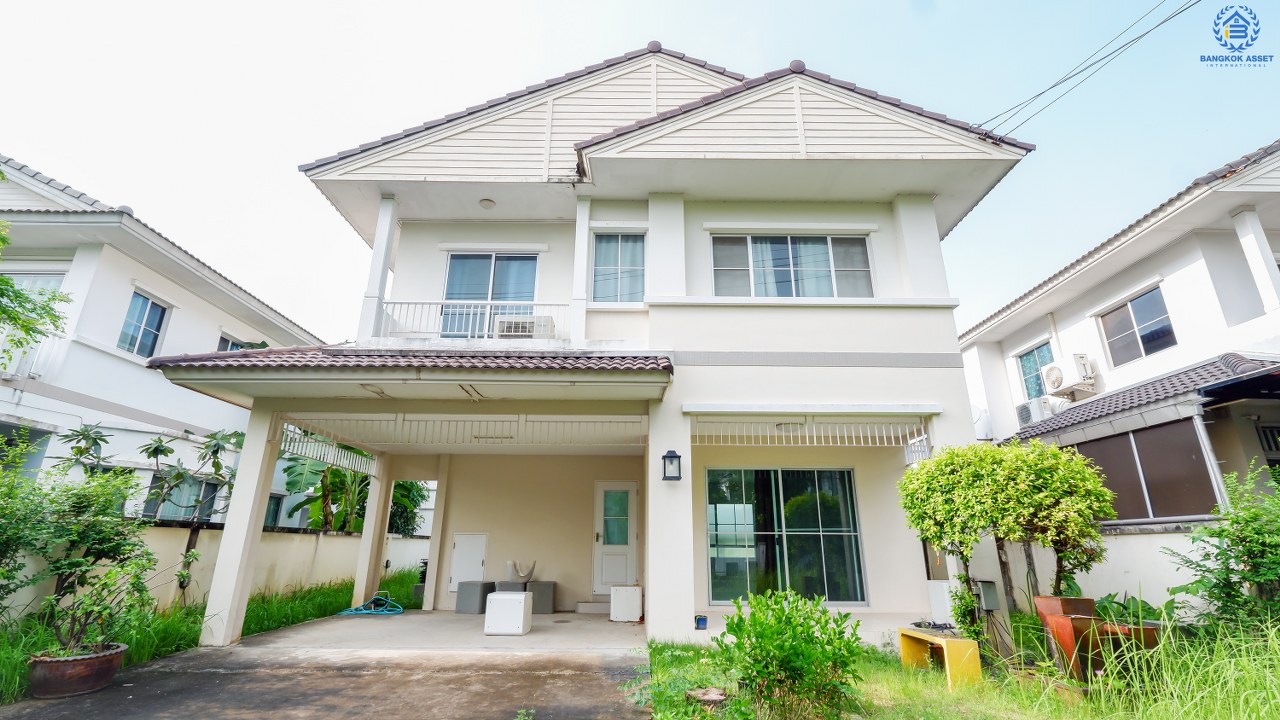 บ้านเดี่ยวมือสองนนทบุรี ทำเลโซนเมือง! ม.ชัยพฤกษ์ ราชพฤกษ์-วงเวียนพระราม5 คุณภาพแบรนด์ L&H หลังใหญ่ พร้อมอยู่ เนื้อที่ 62.9 ตร.ว. ฟังก์ชั่น 3นอน 3น้ำ สามารถจอดรถได้ 3 คัน* หน้าโครงการติดกับวงเวียนพระรามห้า เชื่อมต่อหลากหลายเส้นทางได้อย่างรวดเร็ว ใกล้ The Walk , เดอะ คริสตัล เอสบี ราชพฤกษ์ , จุดขึ้นทางด่วนกาญจนาฯ และอื่นๆ อีกมากมาย