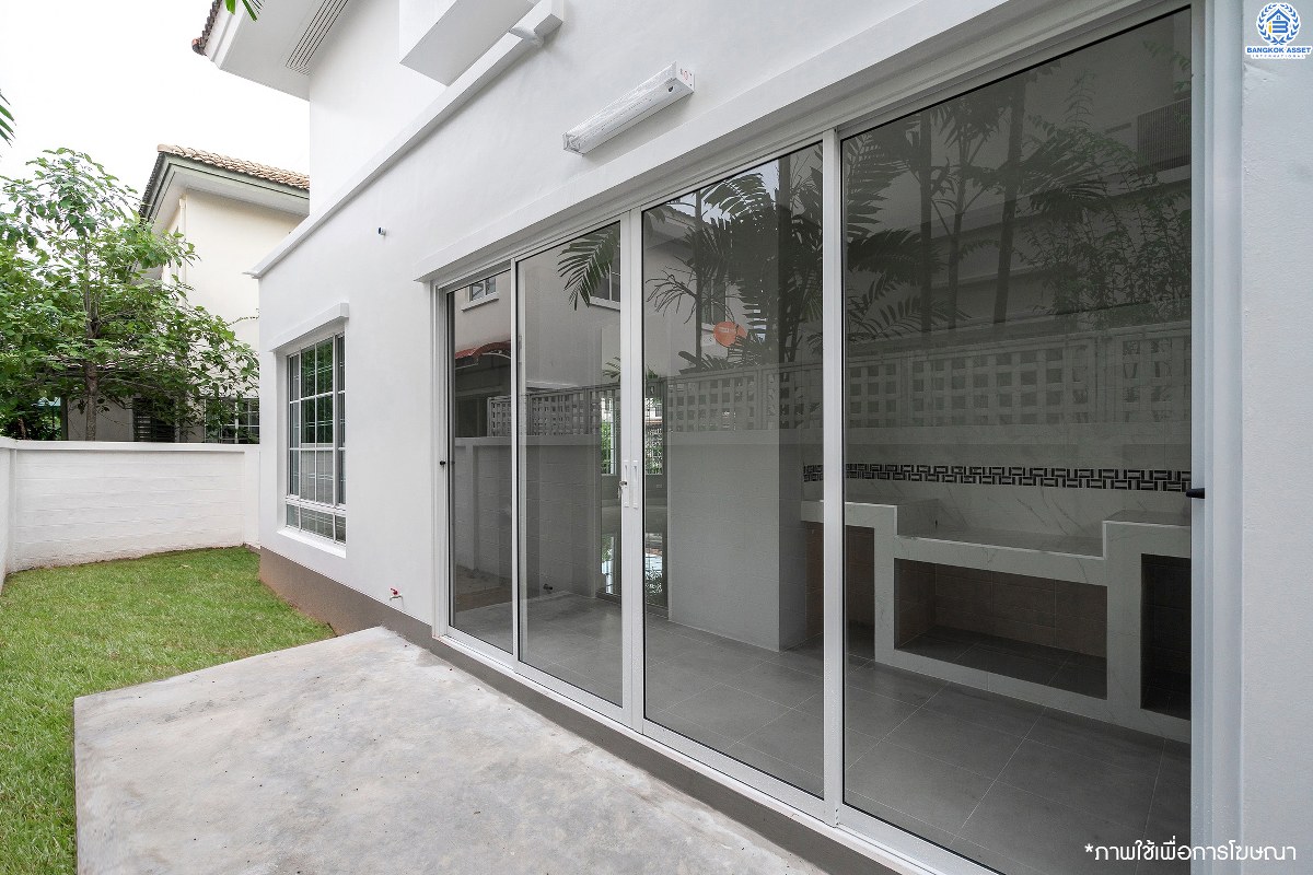 บ้านมือสองตกแต่งใหม่ คุณภาพ L&H โครงการ ชลลดา วงแหวน-รัตนาธิเบศร์ โซนใกล้ทะเลสาบ ตกแต่งสวยสไตล์อบอุ่น เนื้อที่ 53.6 ตร.ว. พร้อมอยู่! ฟังก์ชั่น 3 ห้องนอน 2 ห้องน้ำ รองรับครอบครัวใหญ่ สิ่งอำนวยความสะดวกภายในโครงการครบครัน บนทำเลศักยภาพ ติดถนนใหญ่ ใกล้ถ.กาญจนาภิเษก เพียง 10 นาทีถึงรถไฟฟ้าสถานีคลองบางไผ่