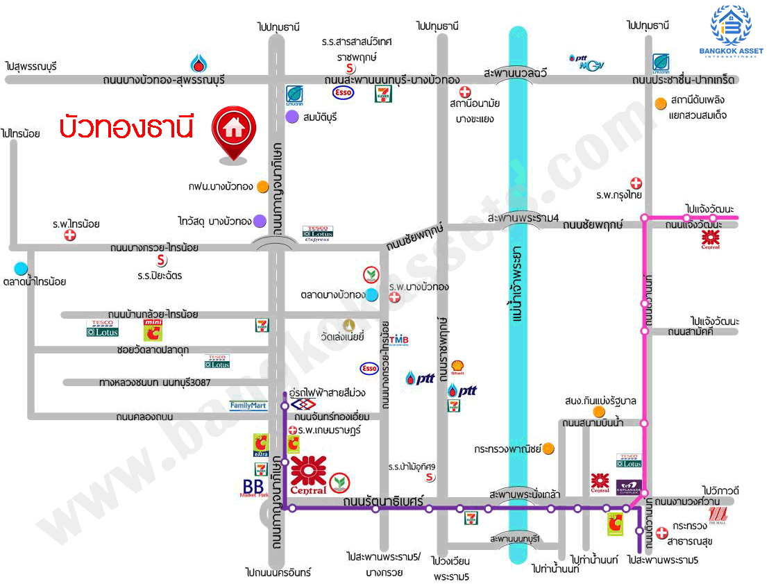 บ้านมือสองตกแต่งใหม่ โครงการ บัวทองธานี ติดถนนกาญจนาภิเษก เนื้อที่ขนาด 21 ตร.ว. ฟังก์ชั่น 3 ห้องนอน 2 ห้องน้ำ ครบครันทั้งครัวเคาน์เตอร์ และโรงรถ ห้องครัวกว้างขวาง ตอบโจทย์ทุกการอยู่อาศัย บนทำเลติดถนนใหญ่ ใกล้เซ็นทรัลเวสต์เกต และรถไฟฟ้าสถานี "คลองบางไผ่"