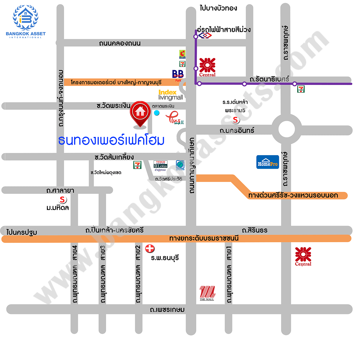 บ้านมือสองตกแต่งใหม่ หลังใหญ่พิเศษ 78.3 ตร.ว. ในราคาสุดคุ้ม! ม.ธนทอง เพอร์เฟคโฮม วงแหวน-พระราม5 กว้างขวางจุใจ ด้วยพื้นที่ใช้สอยกว่า 230 ตร.ม. 4 ห้องนอน 5 ห้องน้ำ บนทำเล ใกล้เซ็นทรัลเวสต์เกต และ MRTตลาดบางใหญ่