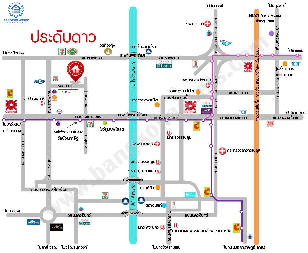 บ้านมือสองตกแต่งใหม่ ห้องมุม! ม.ประดับดาว3 รัตนาธิเบศร์-ราชพฤกษ์ ตกแต่งสไตล์โมเดิร์น เนื้อที่ 51.6 ตร.ว. ฟังก์ชั่น 3 ห้องนอน 2 ห้องน้ำ พร้อมโซน family room ชั้นสอง พื้นที่ใช้สอยกว้างขวาง บนทำเลที่ดีที่สุด! เพียง 500 เมตร จากถนนราชพฤกษ์ ใกล้รถไฟฟ้า "บางรักน้อยท่าอิฐ"