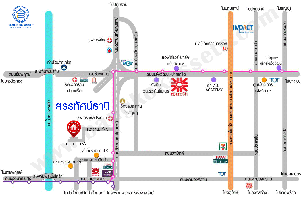 บ้านมือสองตกแต่งใหม่ ทำเลโซนเมืองย่านติวานนท์ ม.สรรทัศน์ธานี ติวานนท์45 พร้อมอยู่ ฟังก์ชั่นห้องนอนใหญ่ 2 ห้องนอน 2 ห้องน้ำ มีบิ้วท์อินครัวเคาน์เตอร์ บนทำเลเดินทางสะดวก ใกล้สถานที่ราชการหลายแห่ง , รถไฟฟ้าสถานี "สามัคคี" และจุดขึ้นทางด่วน "งามวงศ์วาน"