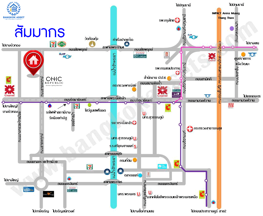 บ้านมือสองตกแต่งใหม่ หลังใหญ่ แต่งครบ! โครงการ สัมมากร ราชพฤกษ์ เนื้อที่ 57 ตร.ว. ฟังก์ชั่น 2 ห้องนอน 3 ห้องน้ำ พร้อมโซน Family Room +ห้องพระ โดดเด่นบนทำเลศักยภาพ ติดถนนราชพฤกษ์ ใกล้รถไฟฟ้า สถานีบางรักน้อยท่าอิฐ ราคาพิเศษ!