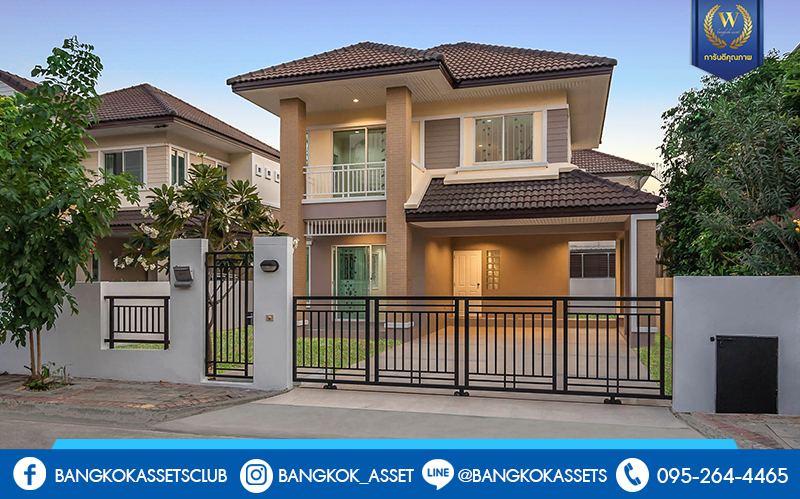 บ้านมือสองตกแต่งใหม่ หลังใหญ่ แต่งครบ! โครงการ สัมมากร ราชพฤกษ์ เนื้อที่ 57 ตร.ว. ฟังก์ชั่น 2 ห้องนอน 3 ห้องน้ำ พร้อมโซน Family Room +ห้องพระ โดดเด่นบนทำเลศักยภาพ ติดถนนราชพฤกษ์ ใกล้รถไฟฟ้า สถานีบางรักน้อยท่าอิฐ ราคาพิเศษ!