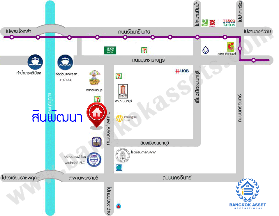 บ้านมือสองตกแต่งใหม่ ม.สินพัฒนา ท่าน้ำนนท์-พระราม5 เนื้อที่ 19 ตร.ว. หน้ากว้าง 5 เมตร ฟังก์ชั่น 2 ห้องนอน 2 ห้องน้ำ พร้อมครัวเคาน์เตอร์ บนทำเลโซนเมือง ใกล้ มจพ.พระนครเหนือ รถไฟฟ้าสถานีแยกติวานนท์ และจุดขึ้นทางด่วนพระราม7...