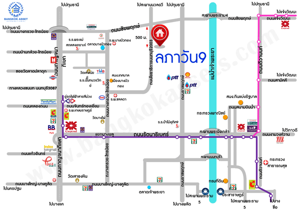 บ้านมือสองตกแต่งใหม่ ม.ลภาวัน9 ชัยพฤกษ์-ปากเกร็ด พบความสุขไซส์ใหญ่ ในราคาสุดคุ้ม! บนเนื้อที่ 60 ตร.ว. ฟังก์ชั่น 3 ห้องนอน 2 ห้องน้ำ 2 ที่จอดรถ บนทำเลที่ดีที่สุด เพียง 350 เมตรจากถนนชัยพฤกษ์ ใกล้เซ็นทรัลแจ้งวัฒนะ และรถไฟฟ้าสายสีม่วง "สถานีบางพลู"...