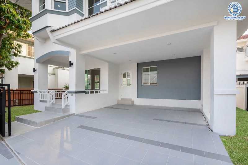 บ้านมือสองตกแต่งใหม่ คุณภาพLH โครงการ มัณฑนา ปิ่นเกล้า-พระราม5 บรรยากาศเงียบสงบ มีความเป็นส่วนตัว ด้วยหน้าบ้านไม่ติดใคร เนื้อที่ 58 ตร.ว. ฟังก์ชั่น 3 ห้องนอน 3 ห้องน้ำ 2 ที่จอดรถ facility ครบครัน! บนทำเลเดินทางสะดวก หน้าโครงการติดถนนนครอินทร์ ใกล้วงเวียนพระราม5 และจุดขึ้นทางด่วน "ศรีรัช"