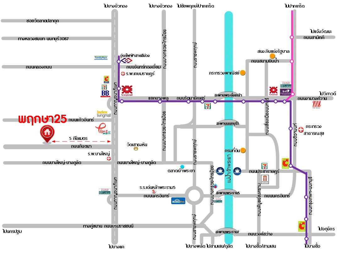ทาวน์เฮ้าส์มือสองนนทบุรี ม.พฤกษา25 บางใหญ่-ซ.กันตนา ห้องมุม หลังใหญ่ โซนต้นโครงการ เนื้อที่ 30.2 ตร.ว. 3 ห้องนอน พร้อมอยู่ ทำเลดี เดินทางสะดวก ใกล้เซ็นทรัลเวสต์เกต และรถไฟฟ้า ราคาสุดคุ้ม!...