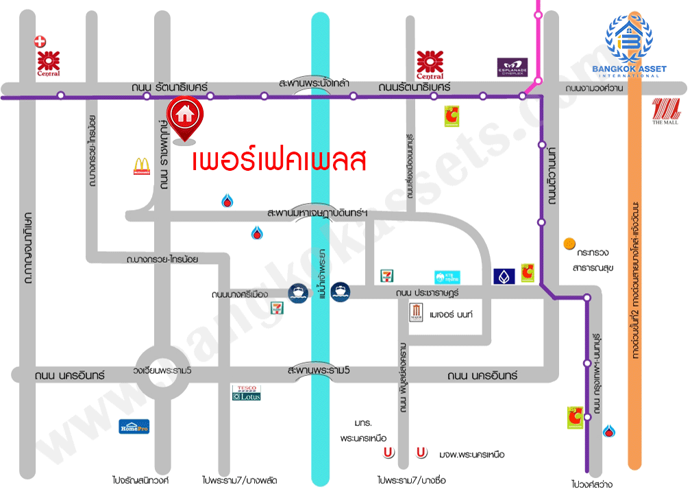 บ้านมือสองตกแต่งใหม่ ดีไซน์ทันสมัย หลังใหญ่พร้อมอยู่ เนื้อที่ 68.5 ตร.ว. ม.เพอร์เฟคเพลส ราชพฤกษ์-พระราม5 ฟังก์ชั่น 3 ห้องนอน 3 ห้องน้ำ 2 ที่จอดรถ กว้างขวางด้วยพื้นที่ใช้สอยกว่า 202 ตร.ม. บนทำเลโซนเมือง ติดถ.ราชพฤกษ์ ใกล้วงเวียนพระรามห้า และรถไฟฟ้า 2 สถานี "บางรักใหญ่" และ "บางรักน้อยท่าอิฐ...