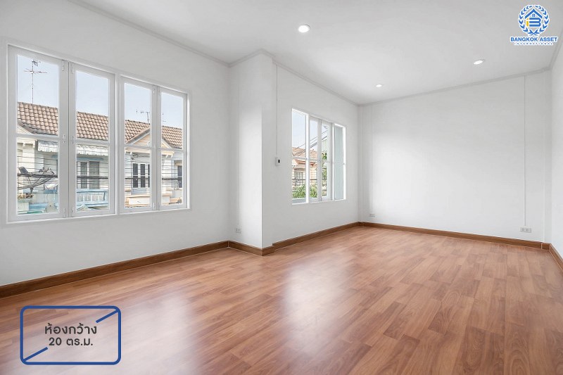 บ้านมือสองตกแต่งใหม่ ม.บุศรินทร์ วงแหวน (บ้านกล้วย-ไทรน้อย) คุณภาพแบรนด์ L&H เนื้อที่ 20.6 ตร.ว. ฟังก์ชั่นครบ 3 ห้องนอน 2 ห้องน้ำ ตอบโจทย์ทุกการอยู่อาศัย บนทำเลคุณภาพ! ใกล้เซ็นทรัลเวสต์เกต และ รถไฟฟ้า "สถานีคลองบางไผ่"