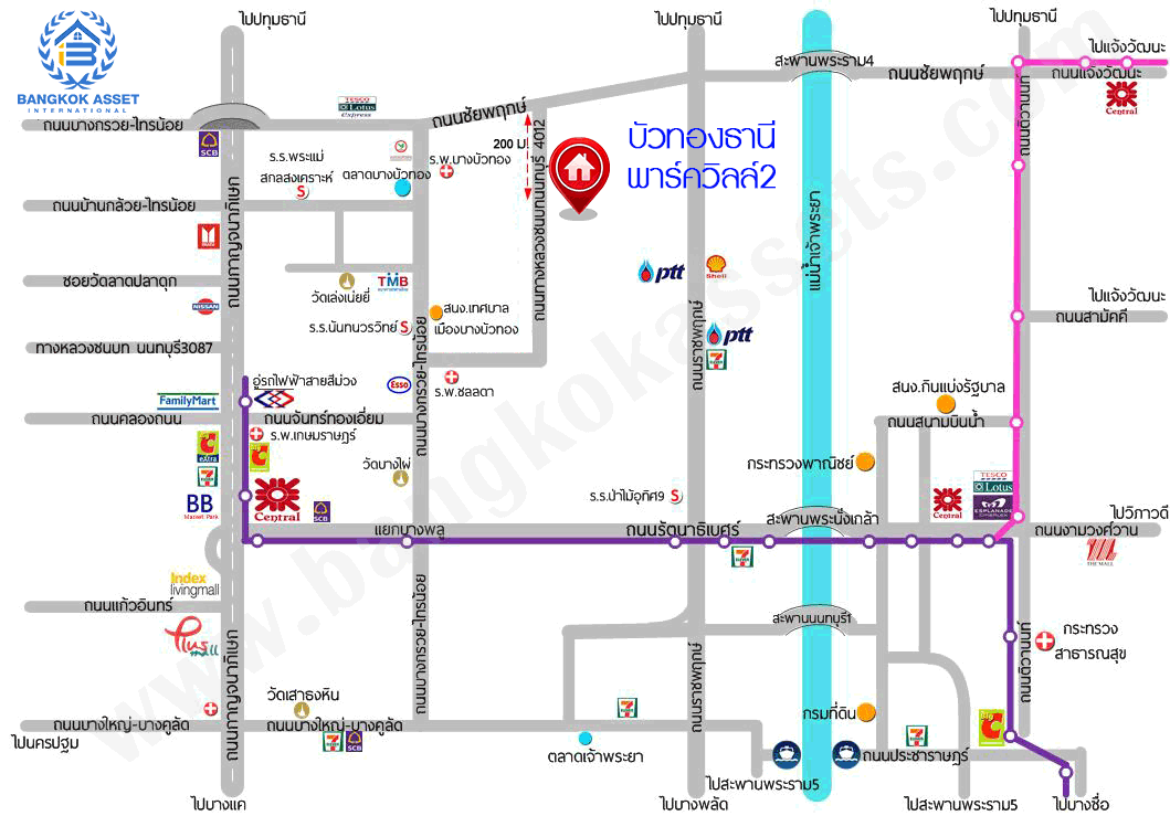 บ้านมือสองตกแต่งใหม่ หลังใหญ่ เนื้อที่ด้านข้างกว้างสุดๆ ม.บัวทองธานีพาร์ควิลล์2 ต่อเติมพร้อมอยู่ ครัวกว้างพร้อมบิ้วท์อิน บนทำเลดีที่สุด! ห่างจากถนนชัยพฤกษ์ เพียง 200 เมตร ใกล้เซ็นทรัลแจ้งวัฒนะ และรถไฟฟ้า...