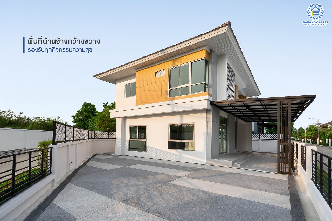 บ้านมือสองตกแต่งใหม่ หลังใหญ่ ห้องมุม! ม.เพอร์เฟคเพลส แจ้งวัฒนะ เนื้อที่ 76.7 ตร.ว. ฟังก์ชั่น 3 ห้องนอน 5 ห้องน้ำ (ห้องนอนมีห้องน้ำในตัวทุกห้อง) พร้อมห้องแม่บ้าน ตกแต่งหรูหรา Built-in Furniture ทั้งหลัง มี Living Room รองรับทุกกิจกรรมความสุข บนทำเลศักยภาพ ใกล้เซ็นทรัลแจ้งวัฒนะ รถไฟฟ้า และเชื่อมสู่แจ้งวัฒนะและทางด่วน เพียง 5 นาที...