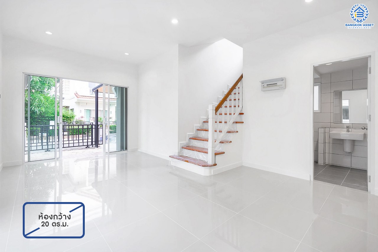 บ้านมือสองตกแต่งใหม่ ม.เพอร์เฟคพาร์ค พระราม5-บางใหญ่ บ้านพร้อมอยู่ เนื้อที่ 35.8 ตร.ว. แบรนด์ดัง ฟังก์ชั่น 3 ห้องนอน 2 ห้องน้ำ สนามหญ้าด้านข้างรองรับทุกกิจกรรม ส่วนกลางครบครัน บนทำเลสุดสะดวก ใกล้ทางด่วนกาญจนาฯ และ Central Westgate...