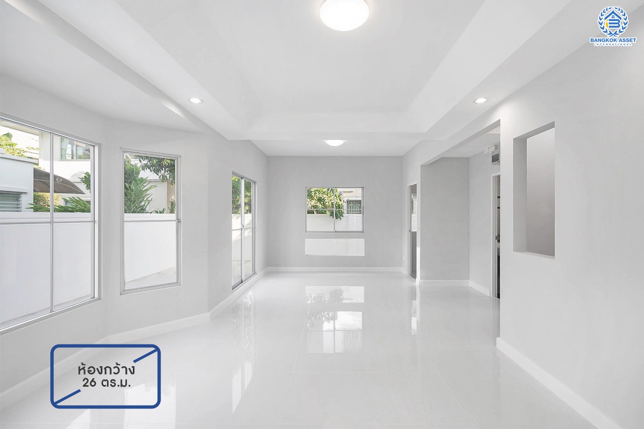 บ้านมือสองตกแต่งใหม่ ม.พฤกษ์ลดา1 บางใหญ่-เซ็นทรัลเวสต์เกต บ้านเดี่ยวคุณภาพ LH จัดเต็มให้แบบพร้อมอยู่ เนื้อที่ 50 ตร.ว. พร้อมฟังก์ชั่น 3 ห้องนอน 2 ห้องน้ำ 2 ที่จอดรถ เดินทางสะดวกสบาย บนเส้นทางสายหลัก "กาญจนาภิเษก" ใกล้เซ็นทรัลเวสต์เกต และรถไฟฟ้าสถานี "คลองบางไผ่"...