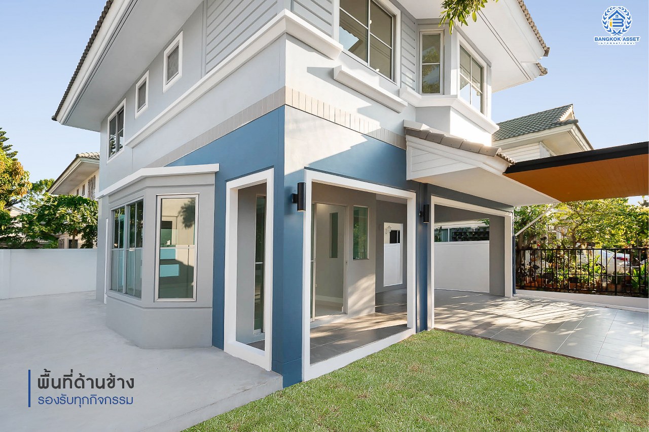 บ้านมือสองตกแต่งใหม่ ม.พฤกษ์ลดา1 บางใหญ่-เซ็นทรัลเวสต์เกต บ้านเดี่ยวคุณภาพ LH จัดเต็มให้แบบพร้อมอยู่ เนื้อที่ 50 ตร.ว. พร้อมฟังก์ชั่น 3 ห้องนอน 2 ห้องน้ำ 2 ที่จอดรถ เดินทางสะดวกสบาย บนเส้นทางสายหลัก "กาญจนาภิเษก" ใกล้เซ็นทรัลเวสต์เกต และรถไฟฟ้าสถานี "คลองบางไผ่"...