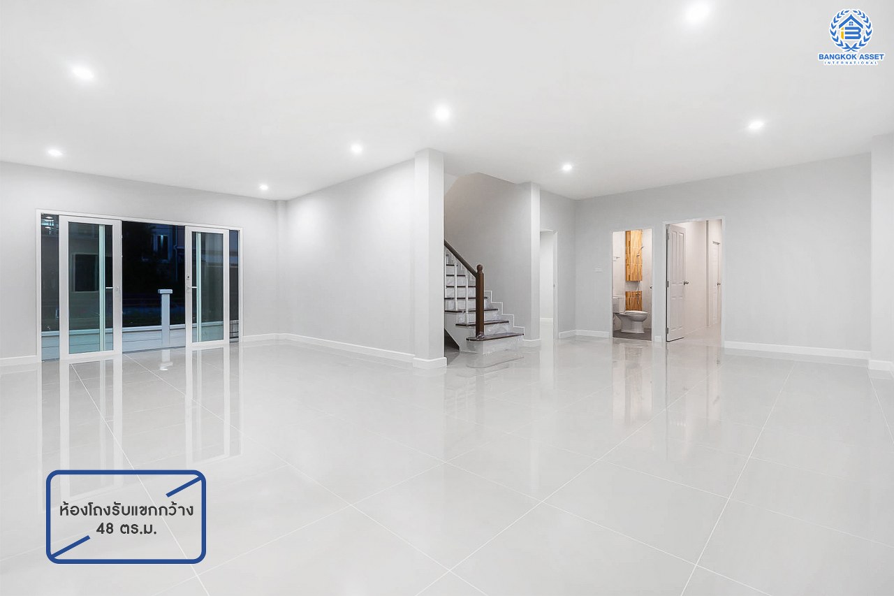 บ้านใหม่มือหนึ่งไม่เคยเข้าอยู่ บ้านเดี่ยวหลังใหญ่ซื้อ 1 เหมือนได้ 3!! ม.วิลล่าคุณาลัย2 บางใหญ่-เซ็นทรัลเวสต์เกต #หลังมุม เนื้อที่ 69.8 ตร.ว. หน้ากว้าง 19 เมตร! ฟังก์ชั่นจัดเต็ม 4 ห้องนอน 3 ห้องน้ำ 1 ห้องทำงาน บนทำเลเยี่ยม ใกล้ถนนกาญจนาฯ และเพียง 10 นาทีถึงรถไฟฟ้า "สถานีคลองบางไผ่"