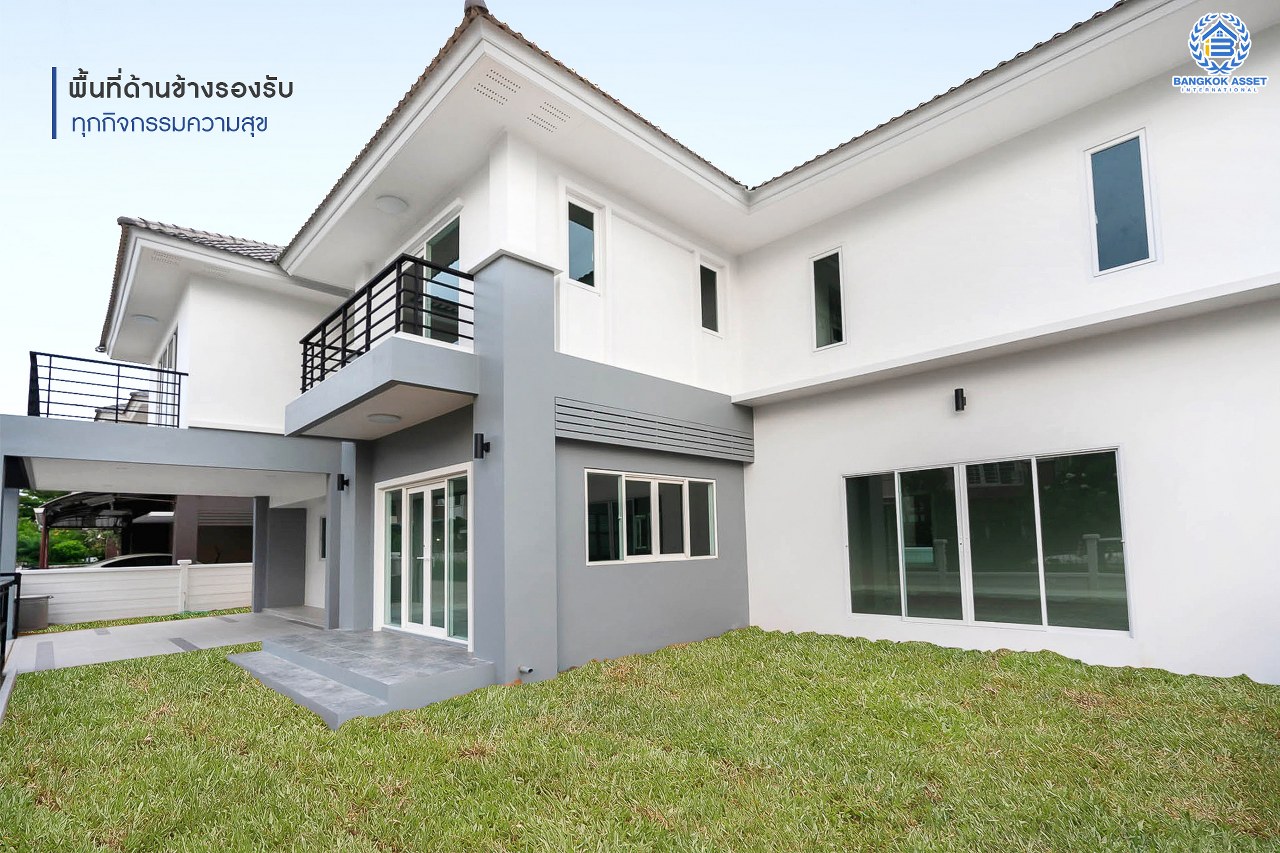 บ้านใหม่มือหนึ่งไม่เคยเข้าอยู่ บ้านเดี่ยวหลังใหญ่ซื้อ 1 เหมือนได้ 3!! ม.วิลล่าคุณาลัย2 บางใหญ่-เซ็นทรัลเวสต์เกต #หลังมุม เนื้อที่ 69.8 ตร.ว. หน้ากว้าง 19 เมตร! ฟังก์ชั่นจัดเต็ม 4 ห้องนอน 3 ห้องน้ำ 1 ห้องทำงาน บนทำเลเยี่ยม ใกล้ถนนกาญจนาฯ และเพียง 10 นาทีถึงรถไฟฟ้า "สถานีคลองบางไผ่"