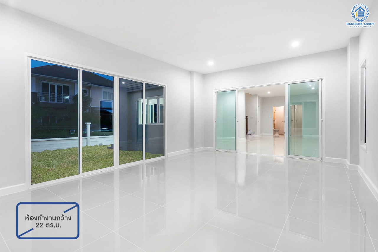 บ้านใหม่มือหนึ่งไม่เคยเข้าอยู่ บ้านเดี่ยวหลังใหญ่ซื้อ 1 เหมือนได้ 3!! ม.วิลล่าคุณาลัย2 บางใหญ่-เซ็นทรัลเวสต์เกต #หลังมุม เนื้อที่ 69.8 ตร.ว. หน้ากว้าง 19 เมตร! ฟังก์ชั่นจัดเต็ม 4 ห้องนอน 3 ห้องน้ำ 1 ห้องทำงาน บนทำเลเยี่ยม ใกล้ถนนกาญจนาฯ และเพียง 10 นาทีถึงรถไฟฟ้า "สถานีคลองบางไผ่"