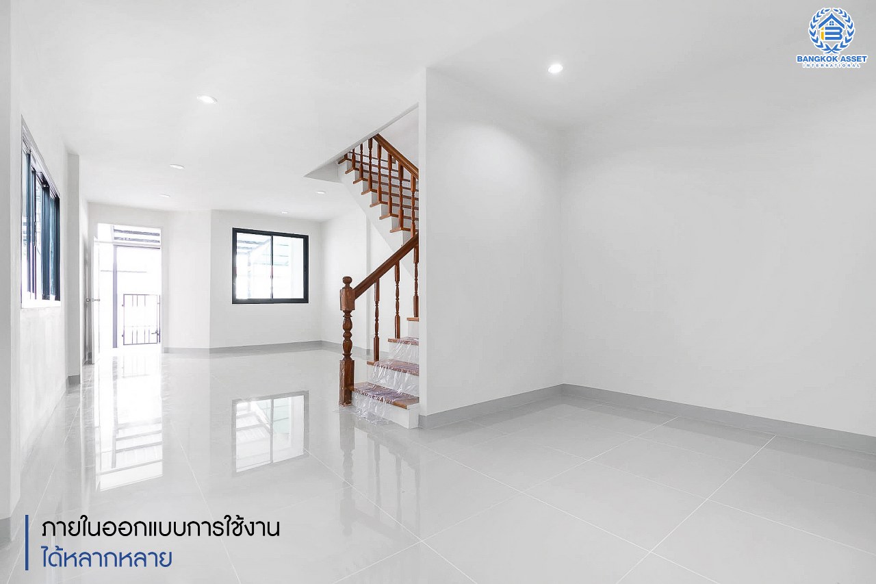 บ้านมือสองตกแต่งใหม่ ม.อิ่มอัมพร3 ราชพฤกษ์ เนื้อที่ 22.8 ตร.ว. ฟังก์ชั่นครบ พร้อมเข้าอยู่ 2 ห้องนอน 2 ห้องน้ำ 1 ห้องอเนกประสงค์ พร้อม Living Room รองรับทุกกิจกรรมความสุข บนทำเลติดถนนราชพฤกษ์ เชื่อมต่อได้หลายเส้นทางและใกล้รถไฟฟ้า "สถานีจรัญฯ13"...