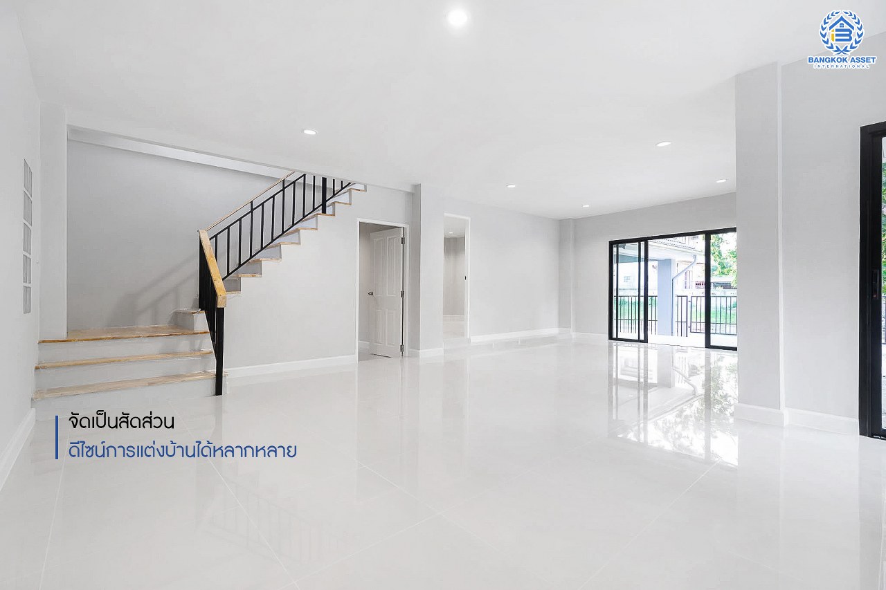 บ้านมือสองตกแต่งใหม่ ม.กฤษดานคร20 ปิ่นเกล้า ติดถนนบรมราชชนนี หลังใหญ่ดีไซน์สวย เนื้อที่ 60 ตร.ว. บรรยากาศเป็นส่วนตัว ฟังก์ชั่น 4 ห้องนอน 2 ห้องน้ำ พร้อม Living Room กว้างขวางบนพื้นที่ใช้สอยมากกว่า 200 ตร.ม. บนทำเลเดินทางสะดวกใกล้ทางคู่ขนานลอยฟ้าบรมราชชนนี และ เพียง 10 นาทีถึงเซ็นทรัลปิ่นเกล้า