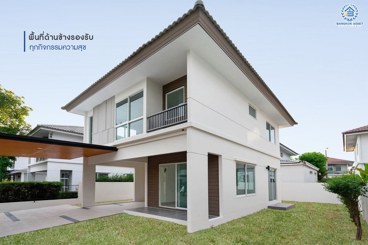 บ้านมือสองตกแต่งใหม่ ม.พฤกษ์ลดา2 บางใหญ่-เซ็นทรัลเวสต์เกต บ้านเดี่ยวคุณภาพ LH ตกแต่งสไตล์อบอุ่น Facilities ครบครัน เนื้อที่ 50 ตร.ว. พร้อมฟังก์ชั่น 3 ห้องนอน 2 ห้องน้ำ 2 ที่จอดรถ เดินทางสะดวกสบาย บนเส้นทางสายหลัก "กาญจนาภิเษก" ใกล้เซ็นทรัลเวสต์เกต และรถไฟฟ้า "สถานีคลองบางไผ่"...