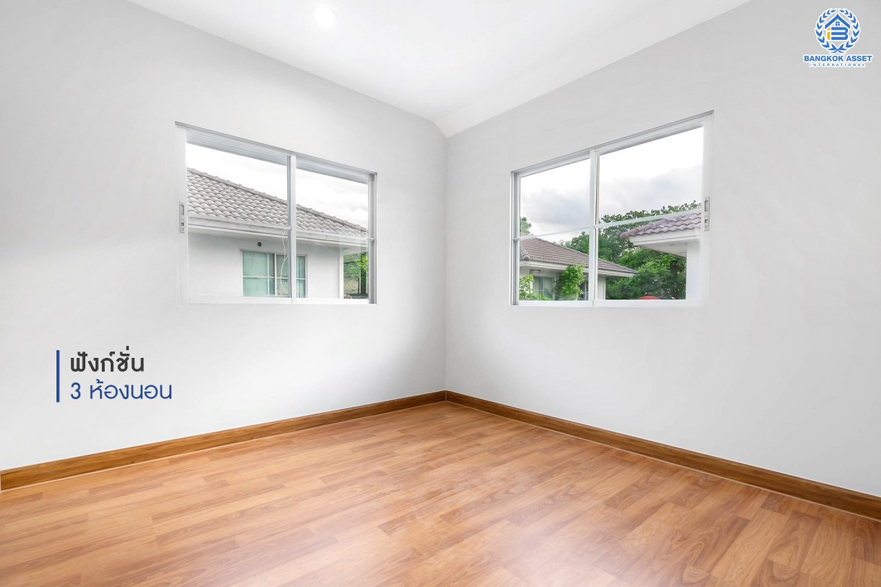 บ้านมือสองตกแต่งใหม่ ม.พฤกษ์ลดา1 บางใหญ่-เซ็นทรัลเวสต์เกต บ้านเดี่ยวคุณภาพ LH เนื้อที่ 50 ตร.ว. พร้อมฟังก์ชั่น 3 ห้องนอน 2 ห้องน้ำ 2 ที่จอดรถ เดินทางสะดวกสบาย บนเส้นทางสายหลัก "กาญจนาภิเษก" ใกล้เซ็นทรัลเวสต์เกต และเพียง 10 นาทีถึง รถไฟฟ้า "สถานีคลองบางไผ่"