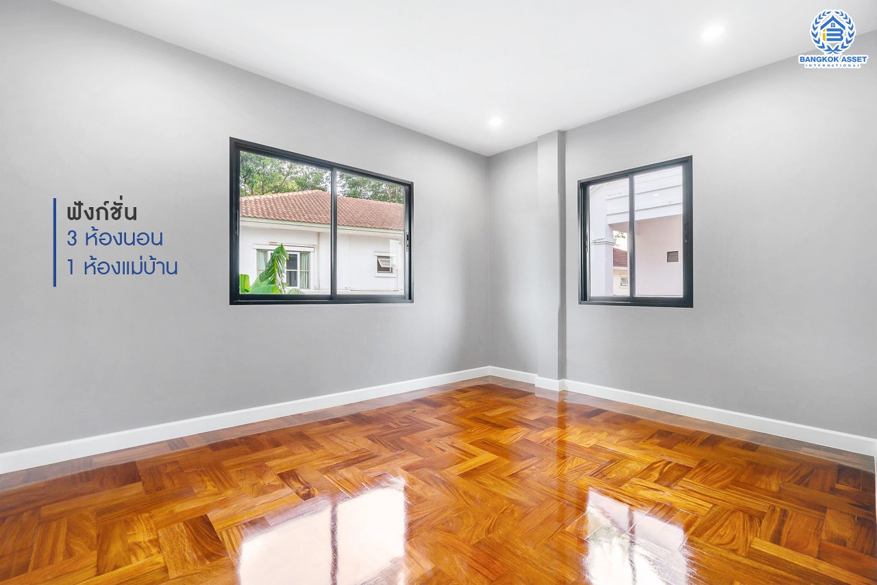 บ้านมือสองตกแต่งใหม่ หลังใหญ่พิเศษ! เนื้อที่ 154 ตร.ว. ม.มัณฑนา ปิ่นเกล้า-กาญจนาภิเษก (ซ.วัดพระเงิน) บนพื้นที่ใช้สอยกว่า 306.5 ตร.ม. ฟังก์ชั่นจัดเต็ม 4 ห้องนอน(มีห้องแม่บ้าน) 4 ห้องน้ำ 2 ที่จอดรถ เดินทางสะดวก บนทำเลติดถนนใหญ่ ใกล้เซ็นทรัลเวสต์เกต รถไฟฟ้าสายสีม่วง "สถานีตลาดบางใหญ่" และทางด่วนศรีรัช!