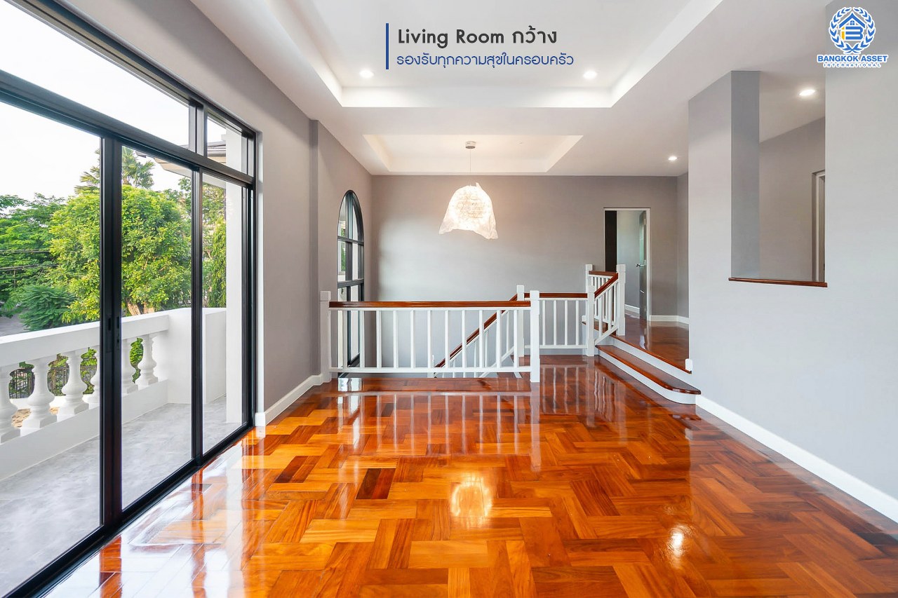 บ้านมือสองตกแต่งใหม่ หลังใหญ่พิเศษ! เนื้อที่ 154 ตร.ว. ม.มัณฑนา ปิ่นเกล้า-กาญจนาภิเษก (ซ.วัดพระเงิน) บนพื้นที่ใช้สอยกว่า 306.5 ตร.ม. ฟังก์ชั่นจัดเต็ม 4 ห้องนอน(มีห้องแม่บ้าน) 4 ห้องน้ำ 2 ที่จอดรถ เดินทางสะดวก บนทำเลติดถนนใหญ่ ใกล้เซ็นทรัลเวสต์เกต รถไฟฟ้าสายสีม่วง "สถานีตลาดบางใหญ่" และทางด่วนศรีรัช!