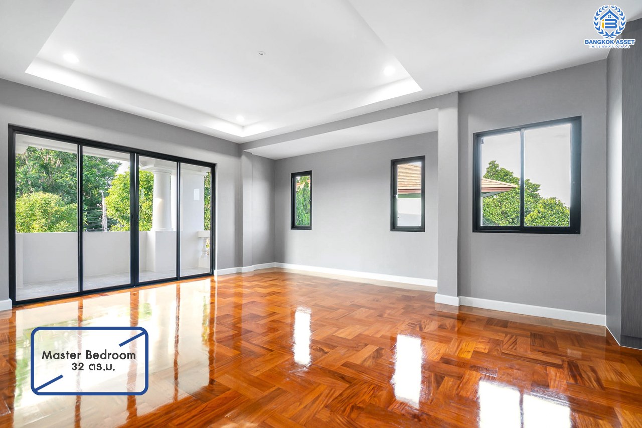 บ้านมือสองตกแต่งใหม่ หลังใหญ่พิเศษ! เนื้อที่ 154 ตร.ว. ม.มัณฑนา ปิ่นเกล้า-กาญจนาภิเษก (ซ.วัดพระเงิน) บนพื้นที่ใช้สอยกว่า 306.5 ตร.ม. ฟังก์ชั่นจัดเต็ม 4 ห้องนอน(มีห้องแม่บ้าน) 4 ห้องน้ำ 2 ที่จอดรถ เดินทางสะดวก บนทำเลติดถนนใหญ่ ใกล้เซ็นทรัลเวสต์เกต รถไฟฟ้าสายสีม่วง "สถานีตลาดบางใหญ่" และทางด่วนศรีรัช!