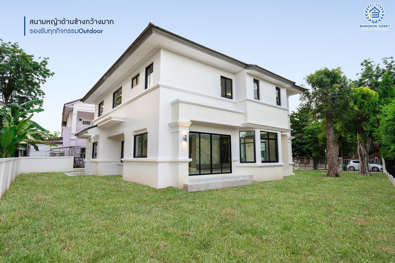 บ้านมือสองตกแต่งใหม่ หลังใหญ่พิเศษ! เนื้อที่ 154 ตร.ว. ม.มัณฑนา ปิ่นเกล้า-กาญจนาภิเษก (ซ.วัดพระเงิน) บนพื้นที่ใช้สอยกว่า 306.5 ตร.ม. ฟังก์ชั่นจัดเต็ม 4 ห้องนอน(มีห้องแม่บ้าน) 4 ห้องน้ำ 2 ที่จอดรถ เดินทางสะดวก บนทำเลติดถนนใหญ่ ใกล้เซ็นทรัลเวสต์เกต รถไฟฟ้าสายสีม่วง "สถานีตลาดบางใหญ่" และทางด่วนศรีรัช!