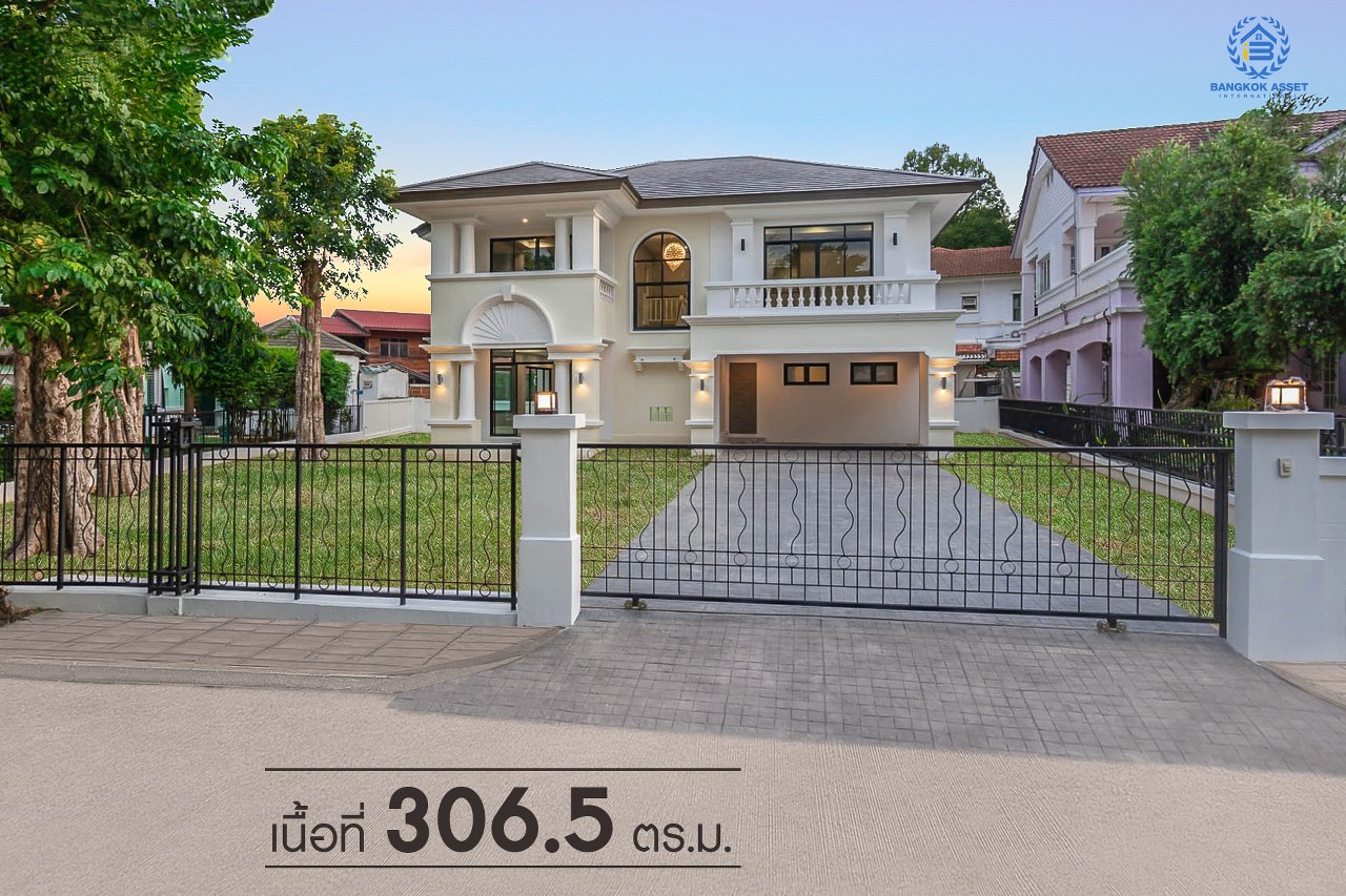 บ้านมือสองตกแต่งใหม่ หลังใหญ่พิเศษ! เนื้อที่ 154 ตร.ว. ม.มัณฑนา ปิ่นเกล้า-กาญจนาภิเษก (ซ.วัดพระเงิน) บนพื้นที่ใช้สอยกว่า 306.5 ตร.ม. ฟังก์ชั่นจัดเต็ม 4 ห้องนอน(มีห้องแม่บ้าน) 4 ห้องน้ำ 2 ที่จอดรถ เดินทางสะดวก บนทำเลติดถนนใหญ่ ใกล้เซ็นทรัลเวสต์เกต รถไฟฟ้าสายสีม่วง "สถานีตลาดบางใหญ่" และทางด่วนศรีรัช!