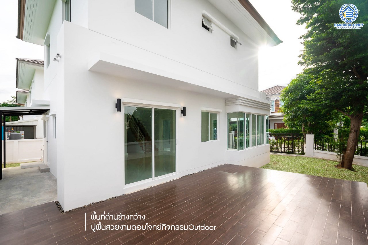 บ้านมือสองตกแต่งใหม่ หลังใหญ่ ห้องมุมพร้อมอยู่ ม.เดอะคลัสเตอร์วิลล์ 4 ราชพฤกษ์ – สิรินธร เนื้อที่ 55.5 ตร.ว. ฟังก์ชั่น 3 ห้องนอน 3 ห้องน้ำ จอดรถได้ถึง 2 คัน  พร้อมพื้นที่ใช้สอยกว่า 151 ตร.ม. Facilitie ครบครัน  การเดินทางสะดวก ใกล้วงเวียนพระรามห้า ,The Walk และจุดขึ้นทางด่วน "ศรีรัช"...