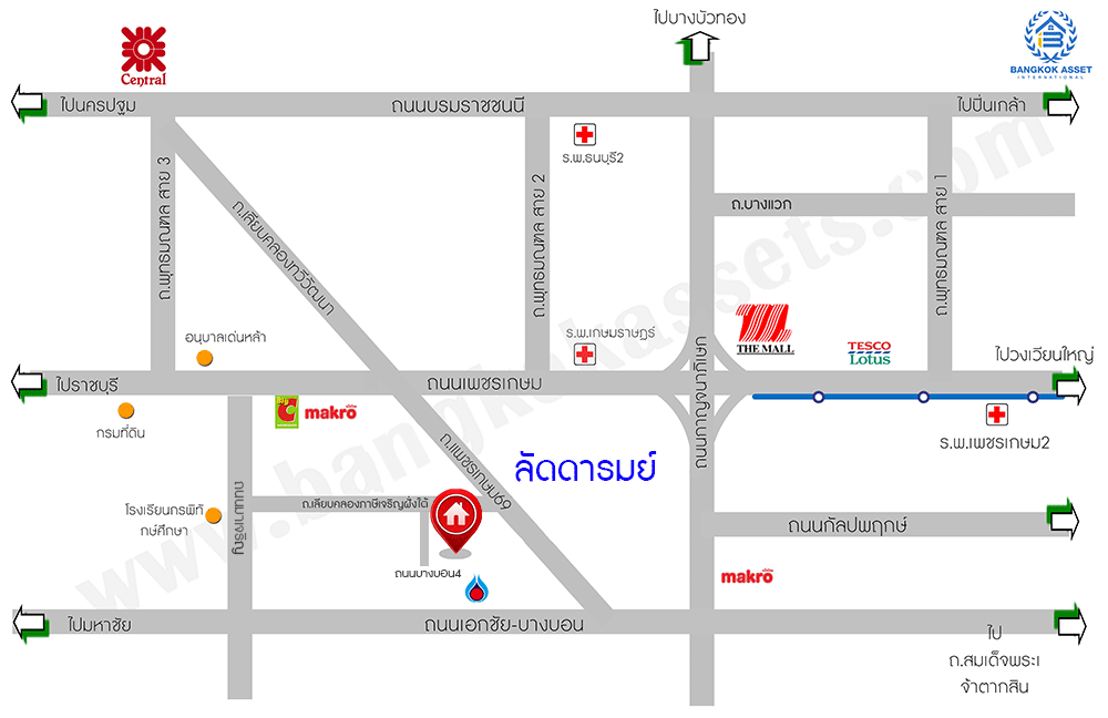 คฤหาสน์มือสองตกแต่งใหม่ หลังมุม ไซน์ใหญ่พิเศษ! เนื้อที่ 152.4 ตร.ว. ม.ลัดดารมย์ เพชรเกษม 69 ฟังก์ชั่นจัดเต็ม 5 ห้องนอน (พร้อมห้องแม่บ้าน) 4 ห้องน้ำ จอดรถได้ถึง 4  คัน ตกแต่งหรูหราดีไซน์สุด Classic พร้อม Built in furniture บนพื้นที่ใช้สอยกว่า 324 ตร.ม. ทำเลเยี่ยมเชื่อมต่อหลายเส้นทาง ใกล้เดอะมอลล์บางแคและจุดขึ้นทางด่วน "เพชรเกษม"