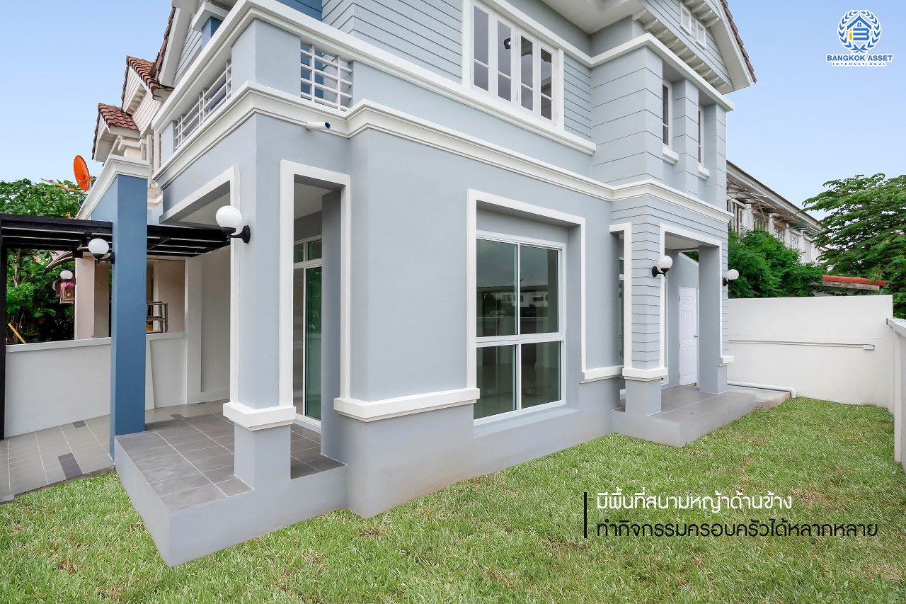 บ้านมือสองตกแต่งใหม่ ห้องมุม! ม.ทิพย์พิมานการ์เด้น บ้านกล้วย-ไทรน้อย เนื้อที่ 40 ตร.ว. ฟังก์ชั่น 3 ห้องนอน 2 ห้องน้ำ ต่อเติมเต็มพร้อมเข้าอยู่ บนทำเลศักยภาพ เดินทางสะดวกเข้า-ออกได้ 2 เส้นทางหลัก ได้แก่ ซอยวัดลาดปลาดุก , บ้านกล้วย-ไทรน้อย ใกล้เซ็นทรัลเวสต์เกต และรถไฟฟ้า "สถานีคลองบางไผ่"...