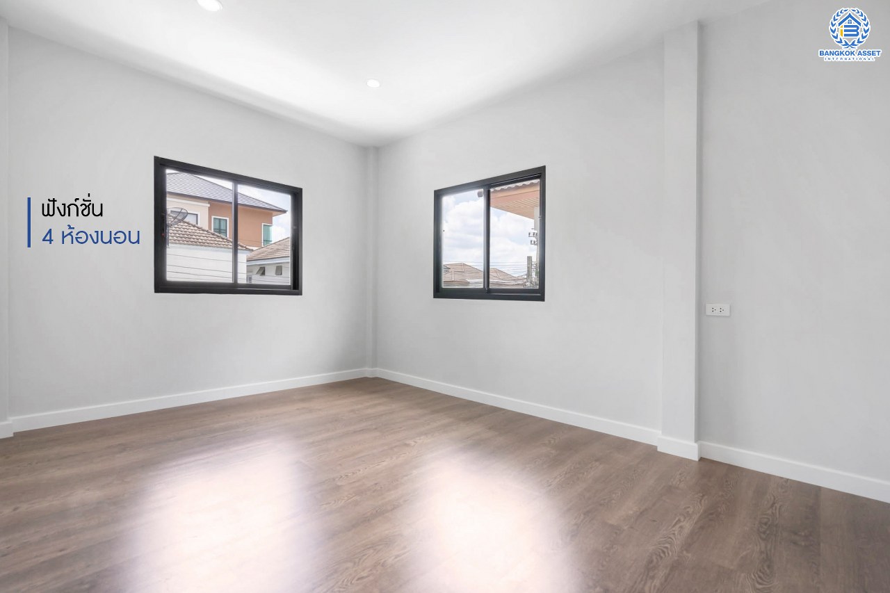 บ้านมือสองตกแต่งใหม่ #หลังมุม ม.บุญโต ทำเลโซนเมือง! แจ้งวัฒนะ-ประชาชื่น เนื้อที่ 50 ตร.ว. ฟังก์ชั่นจัดเต็ม 4 ห้องนอน 3 ห้องน้ำ  รองรับทุกการอยู่อาศัย ทำเลเดินทางสะดวกเพียง 1 กม.จากจุดขึ้นทางด่วนศรีสมาน ใกล้เมืองทองธานี และเซ็นทรัลแจ้งวัฒนะ