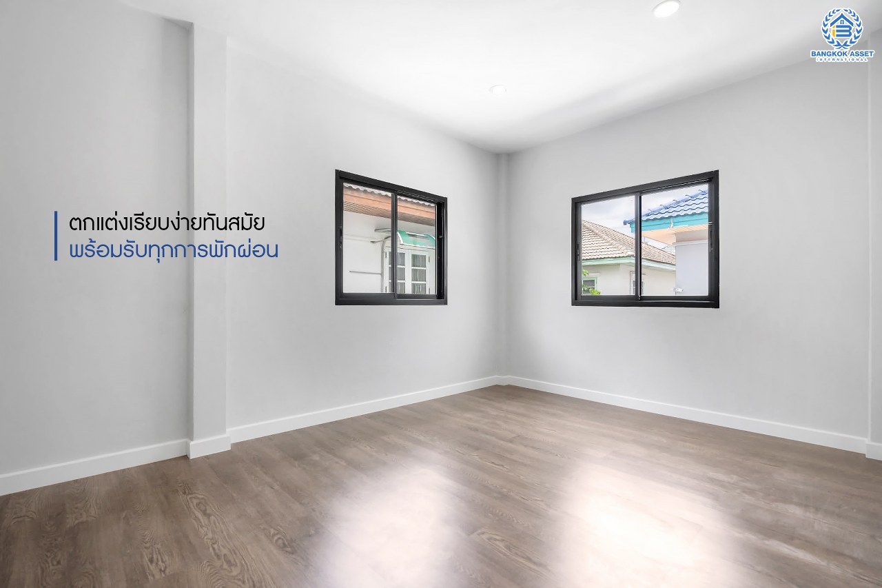 บ้านมือสองตกแต่งใหม่ #หลังมุม ม.บุญโต ทำเลโซนเมือง! แจ้งวัฒนะ-ประชาชื่น เนื้อที่ 50 ตร.ว. ฟังก์ชั่นจัดเต็ม 4 ห้องนอน 3 ห้องน้ำ  รองรับทุกการอยู่อาศัย ทำเลเดินทางสะดวกเพียง 1 กม.จากจุดขึ้นทางด่วนศรีสมาน ใกล้เมืองทองธานี และเซ็นทรัลแจ้งวัฒนะ