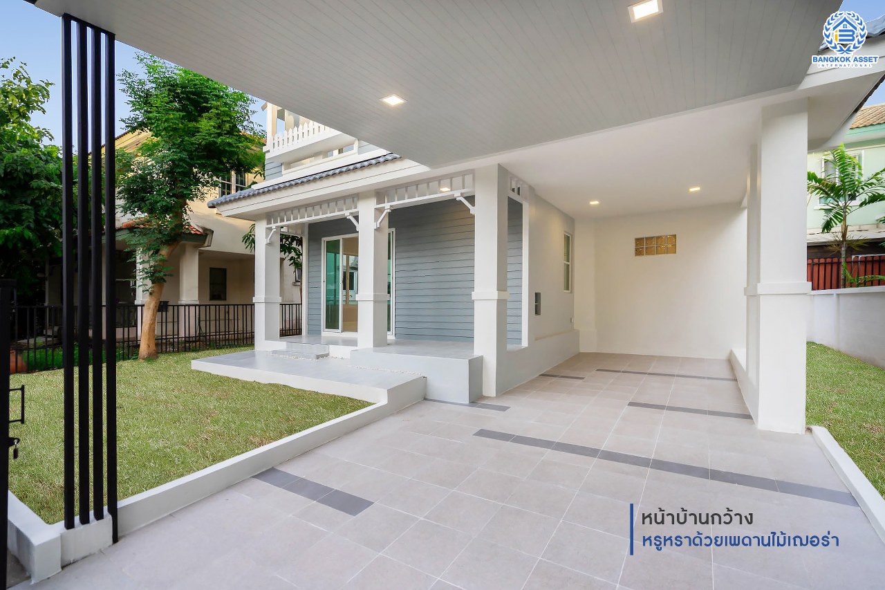 บ้านมือสองตกแต่งใหม่ คุณภาพแบรนด์ LH ม.ชัยพฤกษ์1 ติวานนท์-ราชพฤกษ์ เนื้อที่ 50.6 ตร.ว. ฟังก์ชั่น 3 ห้องนอน 2 ห้องน้ำ 2 ที่จอดรถ โซนต้นโครงการเดินทางสะดวก รองรับทุกการอยู่อาศัย บนทำเลติดถนน 345 เชื่อมต่อทั้งถ.ราชพฤกษ์ ,ติวานนท์ ใกล้โรบินสัน และทางด่วนศรีสมาน