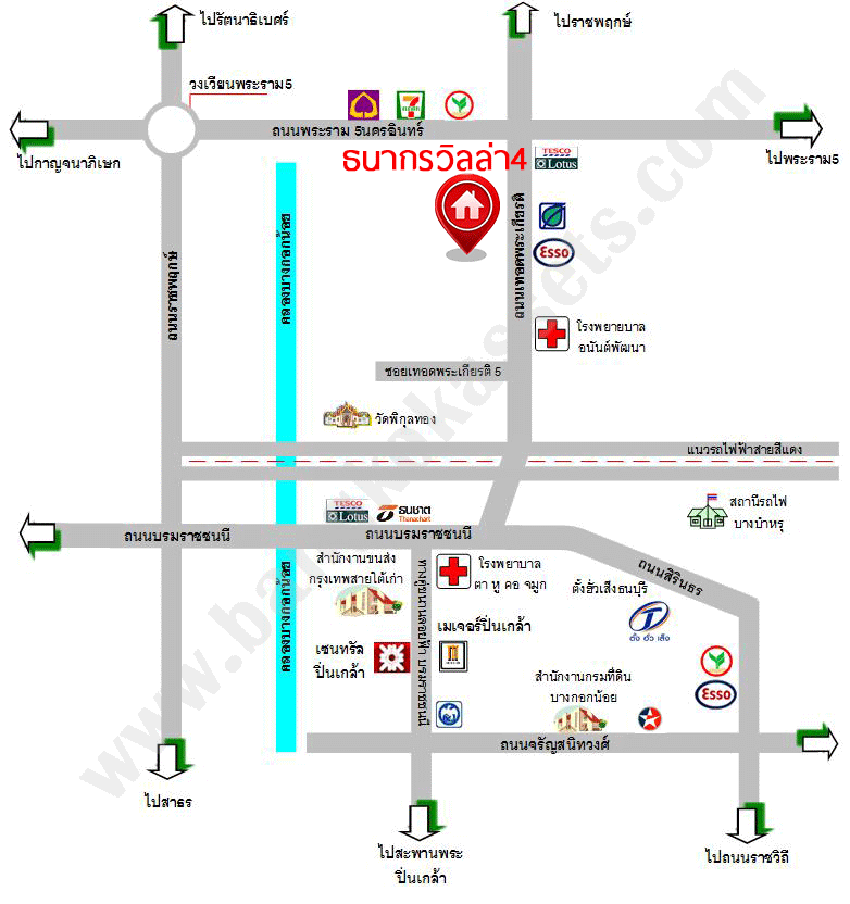 บ้านมือสองตกแต่งใหม่ ม.ธนากรวิลล่า4 ปิ่นเกล้า-พระราม7 ทาวน์โฮม 3 ชั้นพร้อมอยู่ เป็นส่วนตัว หน้าบ้านไม่ชนใคร Built-in ชั้นวางของชั้นล่าง พร้อมเทอร์เรซสุดกว้างขวาง บนเนื้อที่ 20 ตร.ว. ฟังก์ชั่น 3 ห้องนอน 3 ห้องน้ำ บนทำเลดีที่สุด! เข้า-ออกได้ทั้งทาง ถ.นครอินทร์ ,จรัญสนิทวงศ์ และราชพฤกษ์ ใกล้สถานีรถไฟบางบำหรุ และจุดขึ้นทางด่วน "ศรีรัช"