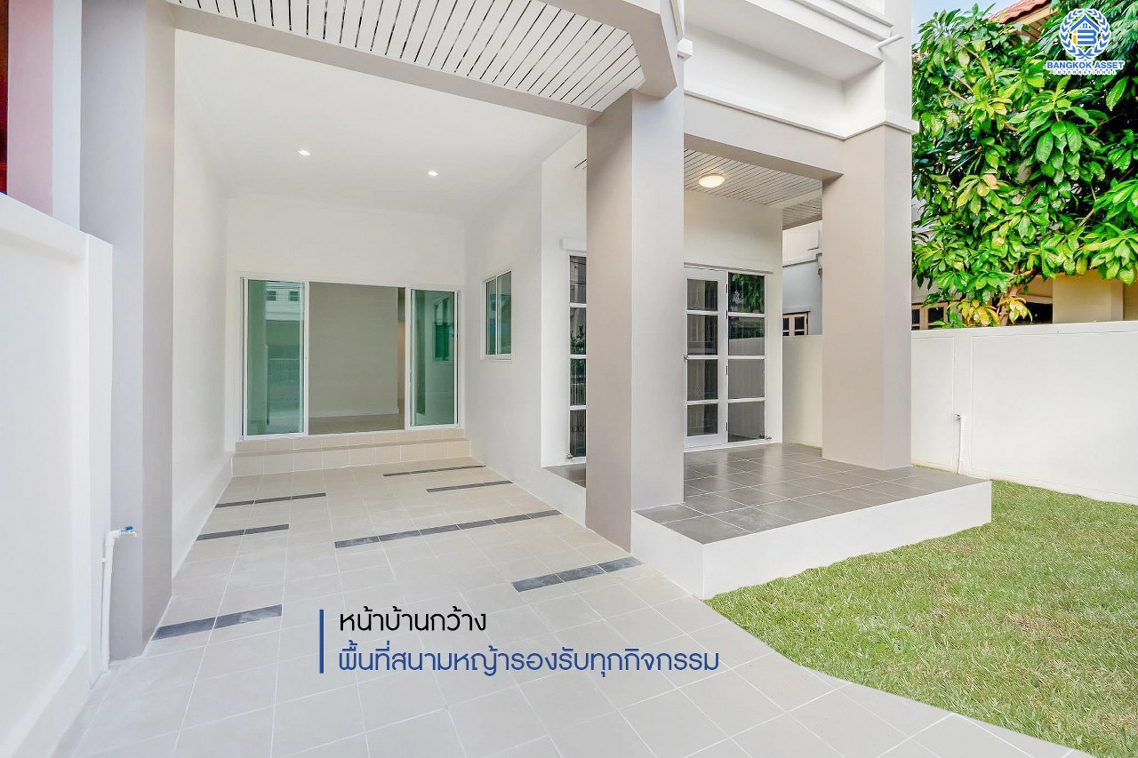 บ้านมือสองตกแต่งใหม่ ม.บิวตี้เฮ้าส์4 กาญจนาฯ-ราชพฤกษ์ ทาวน์เฮ้าส์หลังใหญ่ เนื้อที่ 30.1 ตร.ว. ฟังก์ชั่น 3 ห้องนอน 2 ห้องน้ำ 2 ที่จอดรถ ชั้นเป็นปูพื้นไม้ปาร์เก้ มีพื้นที่สนามด้านข้าง บนทำเลเยี่ยมเข้า-ออกได้หลายเส้นทาง ใกล้ The Walk , โรงเรียนเทพศิรินทร์ เพียง 5 นาทีถึงทางด่วน "ศรีรัช"...