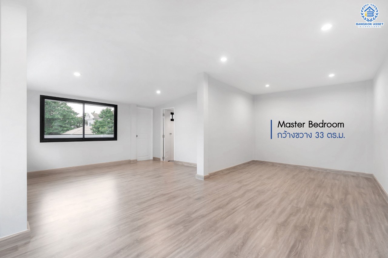 บ้านมือสองตกแต่งใหม่ ม.นนทรีปาร์ค รัตนาธิเบศร์-ไทรม้า บ้านแฝดหลังใหญ่เกือบเท่าบ้านเดี่ยว! เนื้อที่ 44 ตร.ว. ฟังก์ชั่นจัดเต็ม 4 ห้องนอน 3 ห้องน้ำ จอดรถได้ 2 คัน กว้างขวางบนพื้นที่ใช้สอยถึง 234 ตร.ม. บนทำเลโซนเมือง ใจกลาง 2 เซ็นทรัลฯ เดินทางสุดสะดวกเพียง 2 นาทีถึงรถไฟฟ้า "สถานีไทรม้า"...