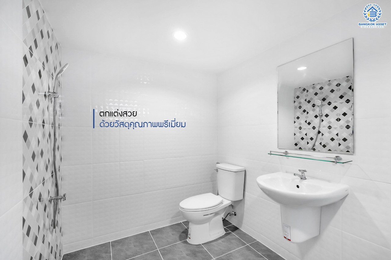 บ้านมือสองตกแต่งใหม่ ม.นนทรีปาร์ค รัตนาธิเบศร์-ไทรม้า บ้านแฝดหลังใหญ่เกือบเท่าบ้านเดี่ยว! เนื้อที่ 44 ตร.ว. ฟังก์ชั่นจัดเต็ม 4 ห้องนอน 3 ห้องน้ำ จอดรถได้ 2 คัน กว้างขวางบนพื้นที่ใช้สอยถึง 234 ตร.ม. บนทำเลโซนเมือง ใจกลาง 2 เซ็นทรัลฯ เดินทางสุดสะดวกเพียง 2 นาทีถึงรถไฟฟ้า "สถานีไทรม้า"...