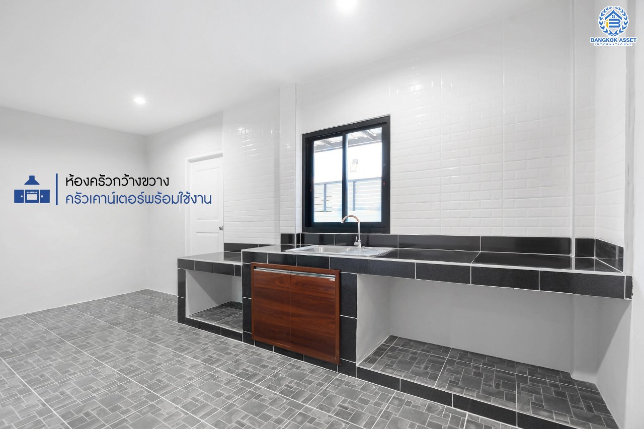 บ้านมือสองตกแต่งใหม่ ม.นนทรีปาร์ค รัตนาธิเบศร์-ไทรม้า บ้านแฝดหลังใหญ่เกือบเท่าบ้านเดี่ยว! เนื้อที่ 44 ตร.ว. ฟังก์ชั่นจัดเต็ม 4 ห้องนอน 3 ห้องน้ำ จอดรถได้ 2 คัน กว้างขวางบนพื้นที่ใช้สอยถึง 234 ตร.ม. บนทำเลโซนเมือง ใจกลาง 2 เซ็นทรัลฯ เดินทางสุดสะดวกเพียง 2 นาทีถึงรถไฟฟ้า "สถานีไทรม้า"...