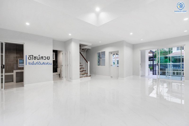 บ้านมือสองตกแต่งใหม่ หลังใหญ่ #แปลงมุม เนื้อที่ 85.5 ตร.ว. โครงการ มัณฑนา ติดถนนราชพฤกษ์ สังคมคุณภาพแบรนด์ LH ฟังก์ชั่นจัดเต็ม 3 ห้องนอน 3 ห้องน้ำ 2 ที่จอดรถ พร้อม Living Room และ Facilities ครบ! บนทำเลศักยภาพ เดินทางสะดวก ใกล้วงเวียนพระราม5 และMRT "สถานีบางรักน้อยท่าอิฐ"