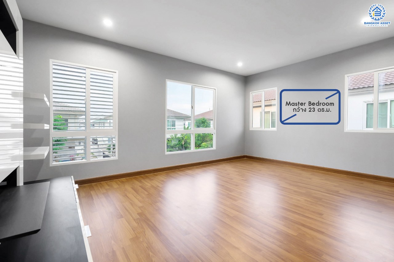 บ้านมือสองตกแต่งใหม่ #หลังใหญ่! เนื้อที่ 70 ตร.ว. ม.ชัยพฤกษ์ บางใหญ่-เซ็นทรัลเวสต์เกต (คลองถนน) บ้านพร้อมอยู่คุณภาพแบรนด์ LH ฟังก์ชั่นจัดเต็ม 4 ห้องนอน 3 ห้องน้ำ 3 ที่จอดรถ ตกแต่งสไตล์เรียบหรู บนทำเลศักยภาพ เพียง 5 นาทีถึงเซ็นทรัลเวสต์เกต และใกล้รถไฟฟ้าสถานี "คลองบางไผ่"...